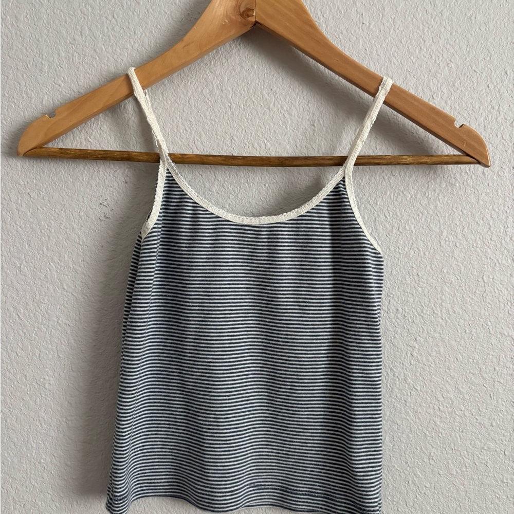Striped Black and White Women's Top